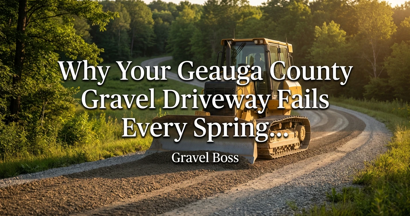 Gravel Driveway Repair Geauga County: The Expert Guide to Fixing Spring Ruts Permanently